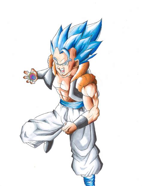 Darken and thicken lines and erase remaining guidelines. Dargoart Drawing Of Gogeta. : Drawing GOGETA SSj4, VEGITO SSj Blue & Adult GOTENKS ... - If you ...