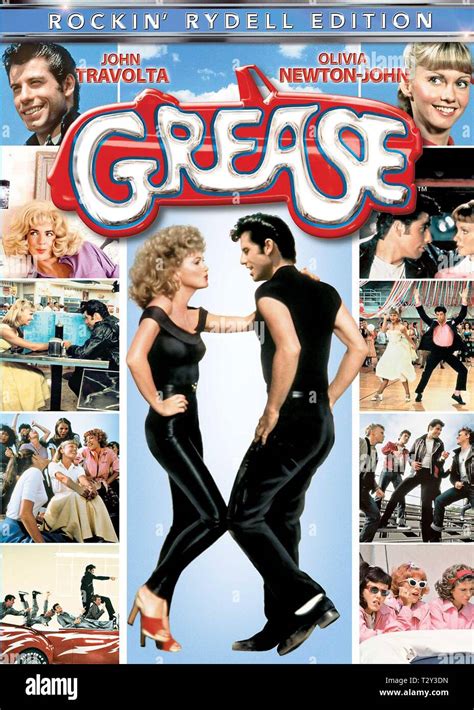 Olivia Newton John John Travolta Poster Grease 1978 Stock Photo Alamy