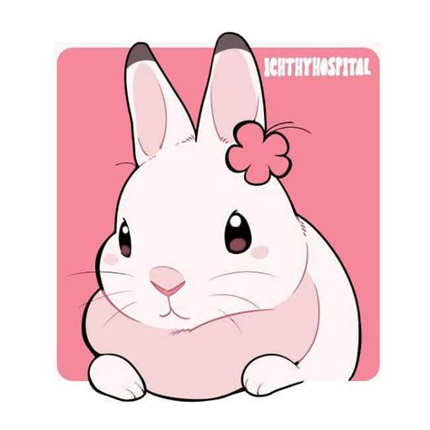 Cute Pink Cartoon Bunny Artwork Bunny Artwork Cute Animal