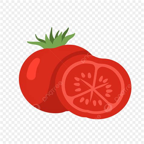 Red Tomato Clipart Transparent Background Cartoon Red Tomato