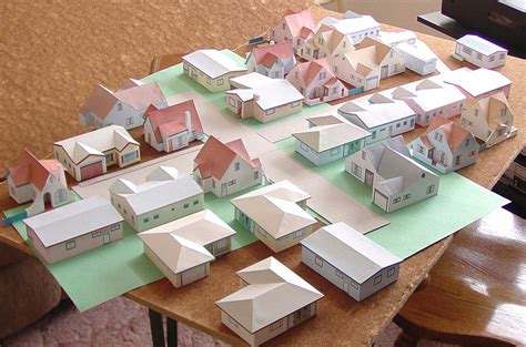 Paper House Models To Download Print And Build By Reggiedentmore On