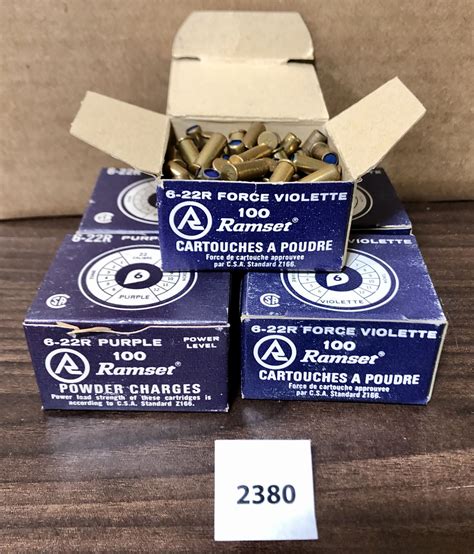 Ammo 500x Cil 22 Cal Blanks Ramset Powder Charges