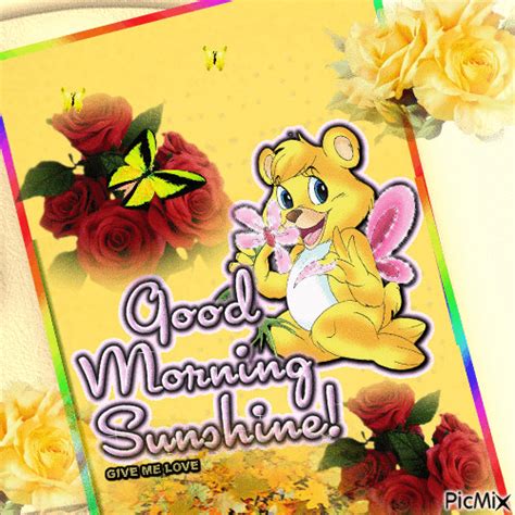 Good Morning Sunshine Animation Pictures Photos And