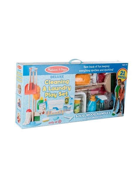 Melissa And Doug Deluxe Cleaning Laundry Play Set 21 Piece And Reviews