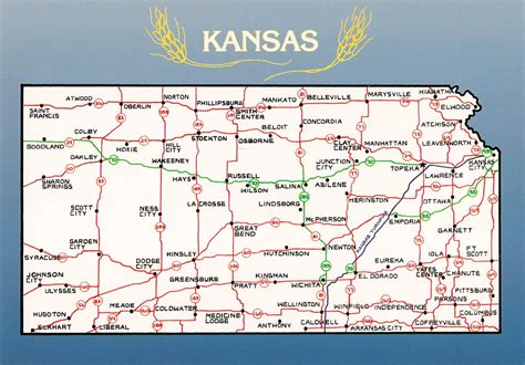 Pckskansasstatehighwaymap2009 Kansas State Highway Map Flickr
