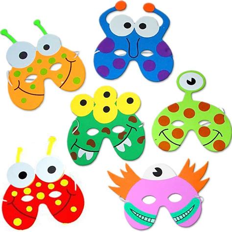 Check spelling or type a new query. German Trendseller® - 8 x Monster Masken aus Schaumstoff ┃ für Kinder ┃ Monster Party ┃ Ideal ...