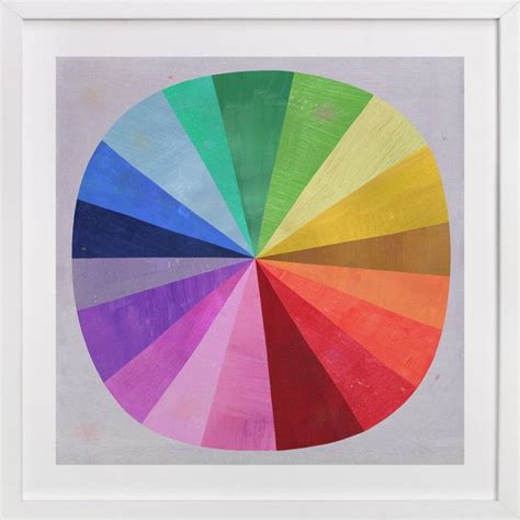 Color Wheel By Melanie Mikecz At Kids Canvas Art Color