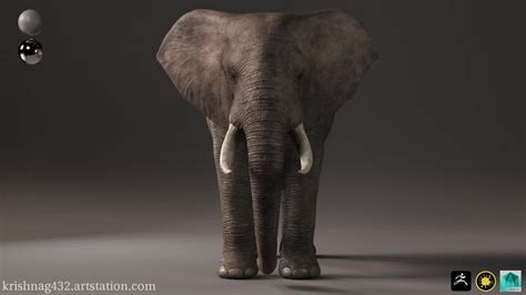 Artstation African Elephant