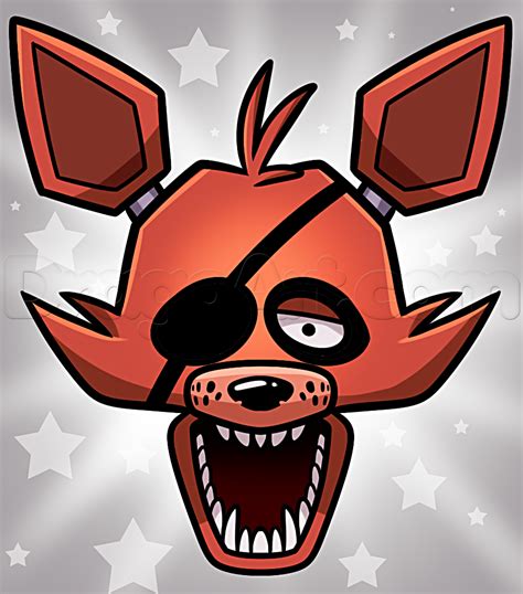 How To Draw Foxy The Fox Easy Fnaf Characters Video Game Characters
