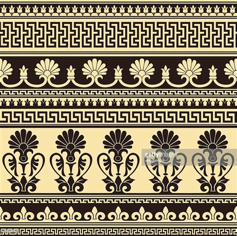 Vector Seamless Background With Greek Design Pattern Greek Design