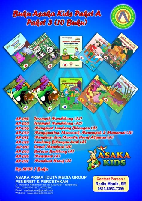 Jual Buku Anak Tk Majalah Taman Kanak Kanak Paud Plaugroupbuku Tk