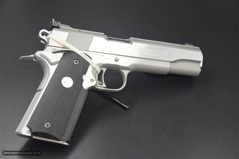 Colt Gold Cup National Match Stainless 1911 In 45 Acp With Wilson Ambi