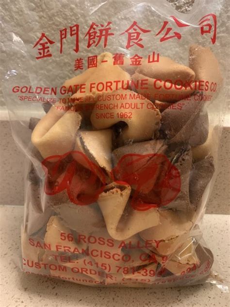 Golden Gate Fortune Cookie Factory Bakeries Cookie And Cake Shops