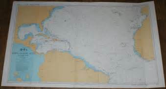 Nautical Chart No 4012 North Atlantic Ocean Southern Part By