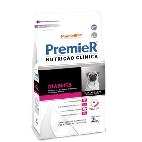 Ração Premier Nutrição Clínica Diabetes Para Cães Adultos De Pequeno