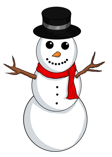 Snowman Clip Art Free Printable