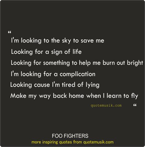 Best fighter quotes selected by thousands of our users! Foo Fighters- Learn To Fly. One of the most feel-good ...
