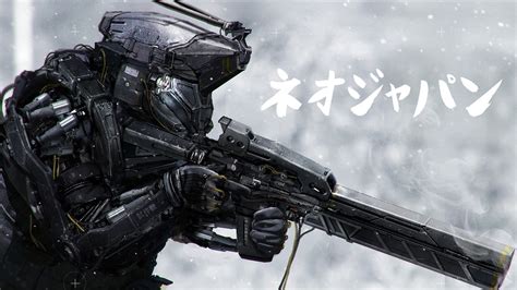 Soldier Futuristic Military Digital Art Gun Artwork Robot Cyborg