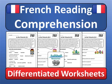 French Reading Comprehension Teaching Resources