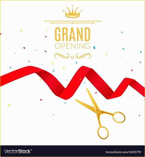 Free Ribbon Cutting Template Of Grand Opening Template Idealstalist