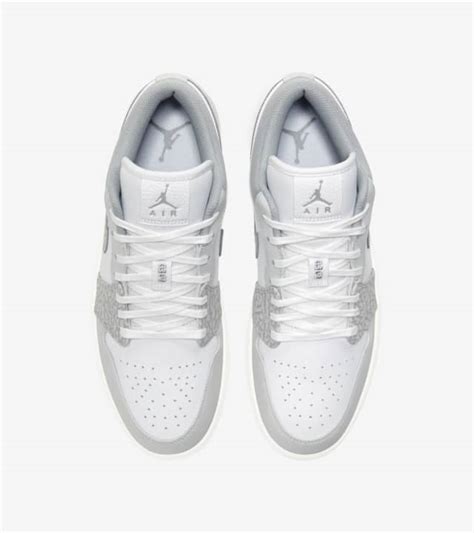 25 Air Jordan 1 Low White Grey 326600 Air Jordan 1 Low White Grey
