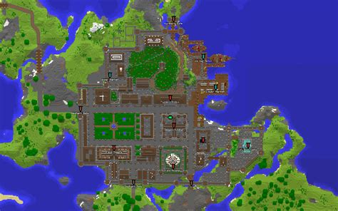 Minecraft Earth Map With Cities Map