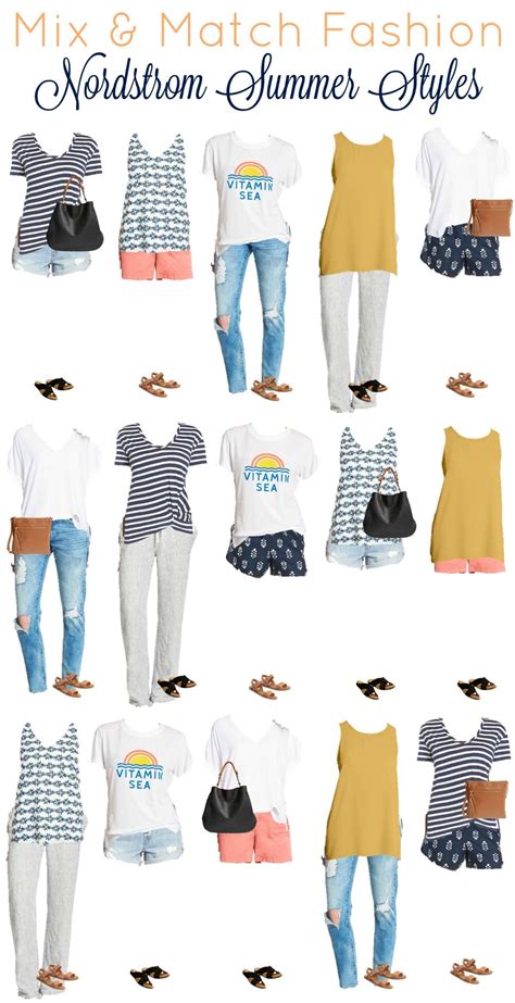 Summer Mix And Match Wardrobe From Nordstrom How Was Your Day