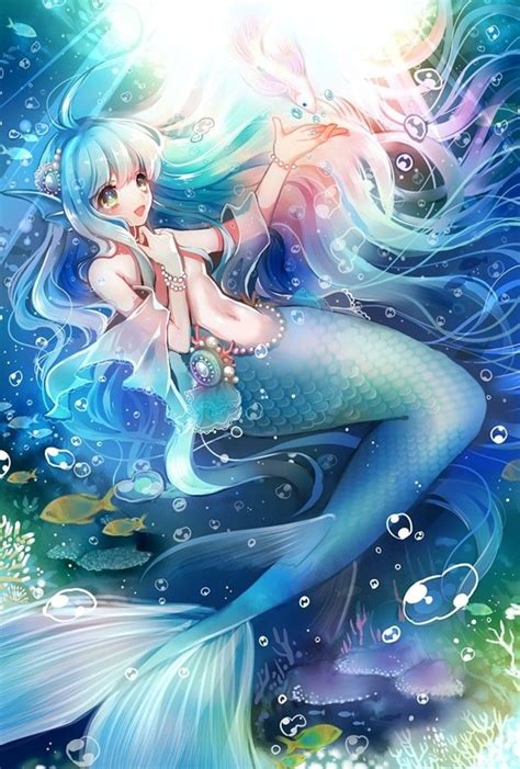 Anime Art Fantasy Fantasy Kunst Anime Angel Kawaii Anime Girl Anime Art Girl Mermaid