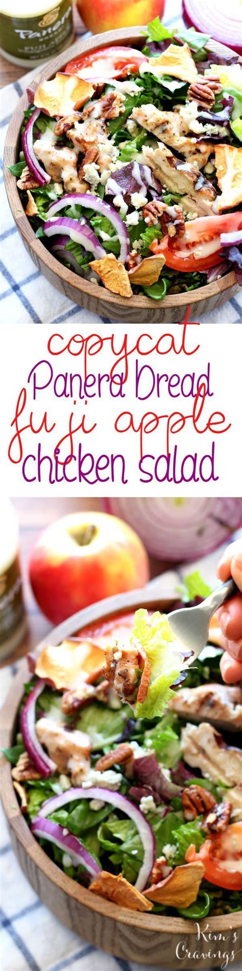 Cooked chicken breasts, thinly sliced. Copycat Panera Bread Fuji Apple Chicken Salad | Recipe ...