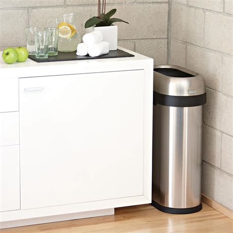 Simplehuman Slim Open Trash Can Commercial Grade Heavy