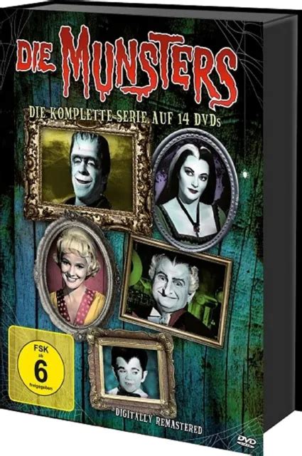 The Munsters Remastered The Complete Tv Series 14 Dvd Box Collection