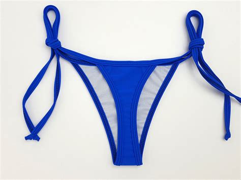 Royal Blue Thong Bikini Hunni Bunni