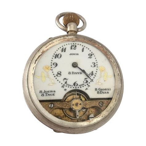 antique 8 days jovis swiss made pocket watch for sale at 1stdibs 8 days pocket watch 8 day