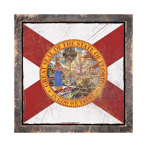Old Florida Flag Stock Illustration Illustration Of Floridian 110051456