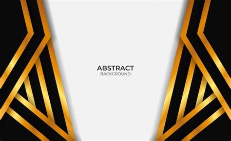 Premium Vector Abstract Background Gold And Black Design