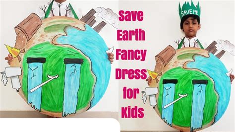 How To Make Save Earth Fancy Dress For Kids Fancy Dress Costume For