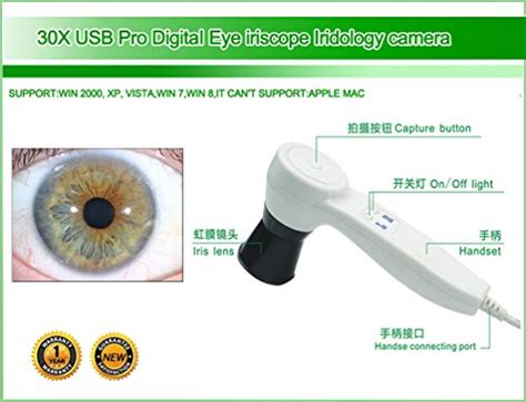 New Usb Iriscope Iris Analyzer Iridology Camera With Pro Iris Software