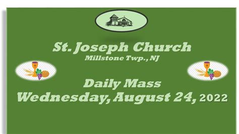 St Joseph Church Millstone Twp Youtube
