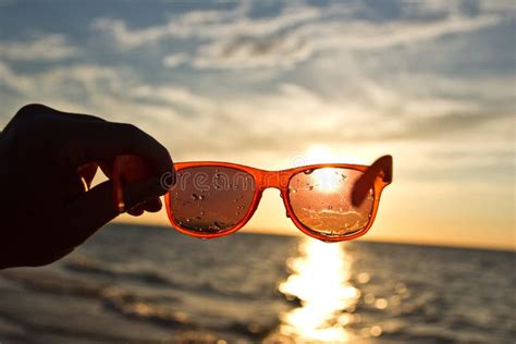 Sunglasses At The Beach Stock Photo Image Of Ocean Seashore 57333102