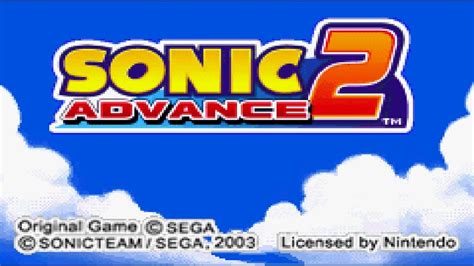 Sonic Advance 2 Gba Sonics Playthrough Part 1 Youtube