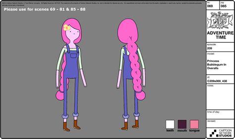 Image S7e1 Princess Bubblegum Modelsheetpng Adventure Time Wiki