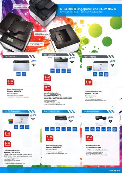 Samsung Printers Pg 1 Brochures From Sitex 2017 Singapore On Tech
