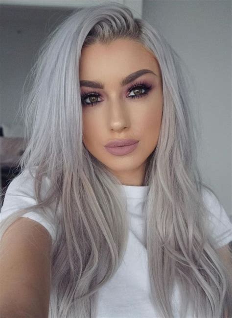 48 cool grey hair ideas for 2019 that look futuristic silver hair color grey hair color hair