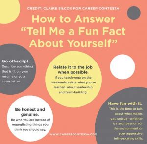 How to Answer "Tell Me a Fun Fact About Yourself" • Graham Personnel Services