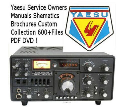 Yaesu Service Manuals Ham Radio Transceivers Amateur Radio Pdf Dvd