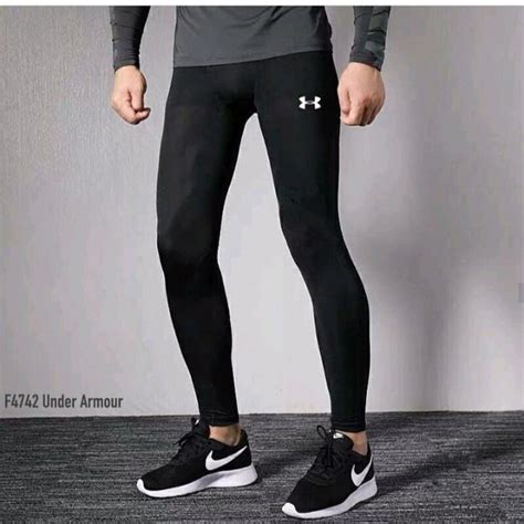 Jual F5048 Celana Legging Panjang Pria Sport Gym Fitnes Lari Running Di Lapak Kaos Gym Pria
