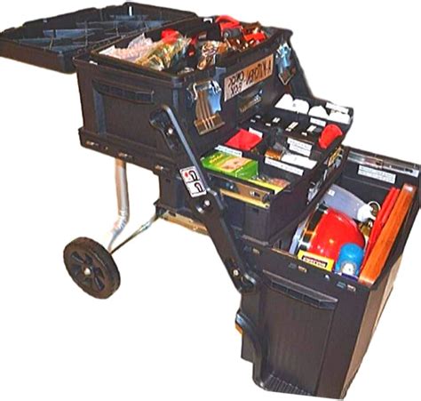 Amazon Com Mobile Mechanic Tool Box Rolling Bench Organizer Chest