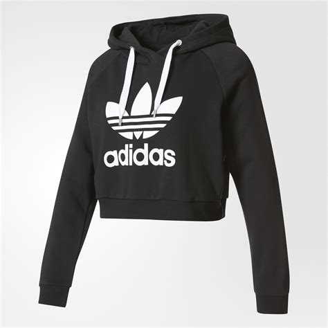 Adidas Buzo Originals Crop Con Capucha Ropa Ropa Adidas Adidas