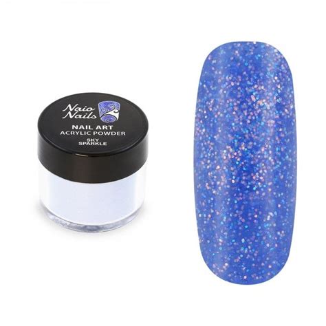 Sky Sparkle Shimmer Acrylic Powder 12g Acrylic From Naio Nails Uk