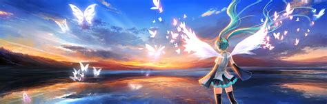 Anime Panorama Wallpapers Wallpaper Cave
